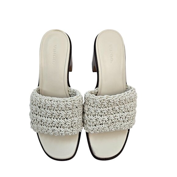 Vince. Nicki Crochet Platform High Heel Sandals Size 9.5 - Picture 2 of 12